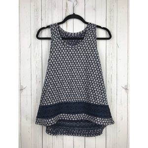 LOFT High Low Blouse